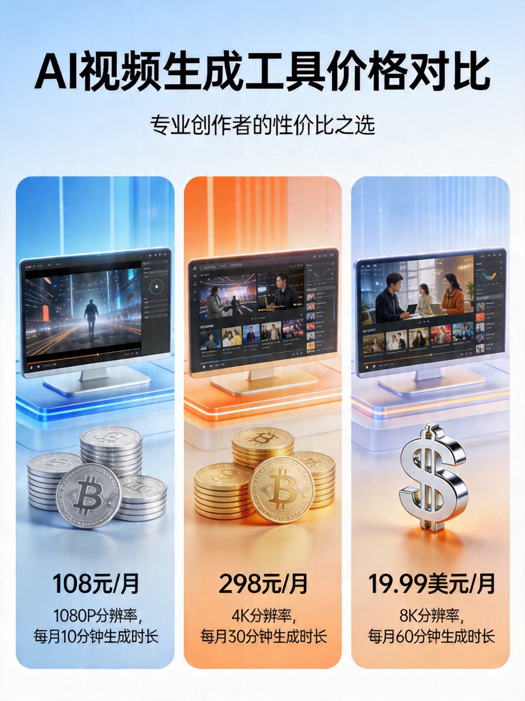 AI视频生成成本对比
